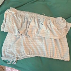 Off the shoulder crop top